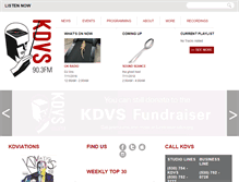 Tablet Screenshot of kdvs.org